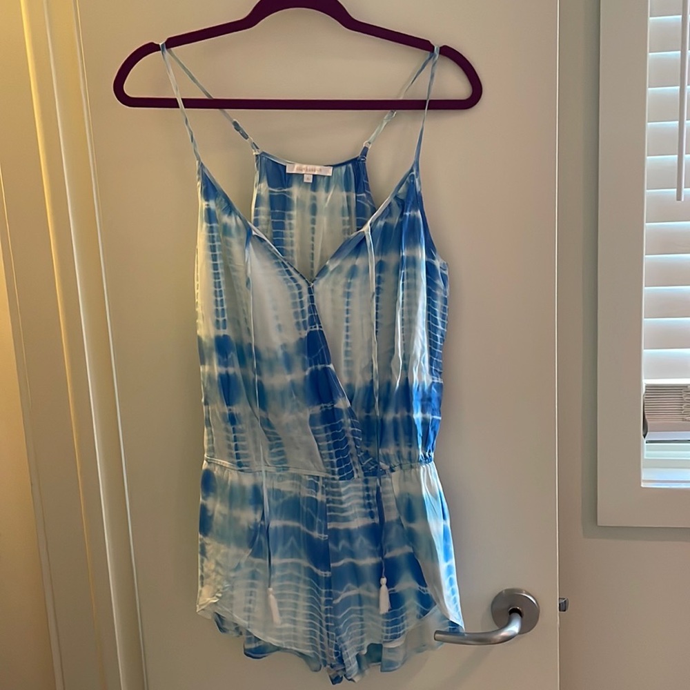 Olivaceous Tie Dye Romper